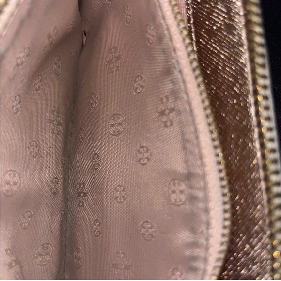 EUC, Tory Burch Gold Color Zipper Wallet - Picture 13 of 13